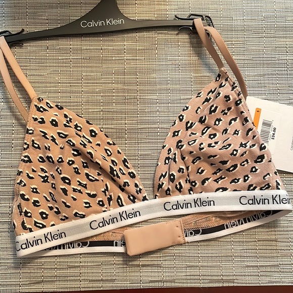 Calvin Klein Other - NWT Calvin Klein bra leopard print size small